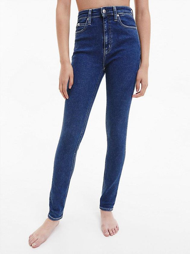 Calvin Klein USA High Rise Skinny Womens Jeans Blue 7234196-YL